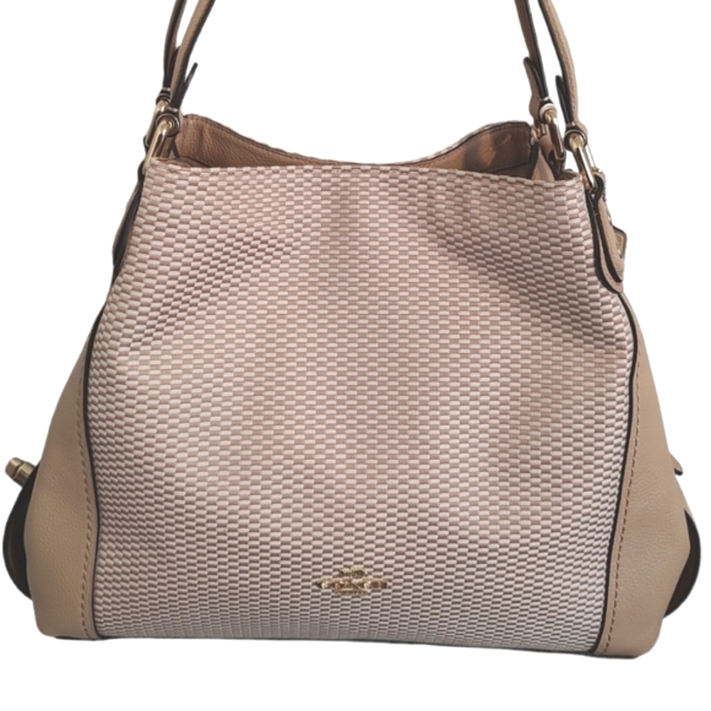 COACH Legacy Jacquard Edie 31 Shoulder Bag Tote Hobo Beechwood 28895 - Picture 7 of 16